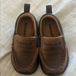 Timberland discovery pass leather slip on moc size 4